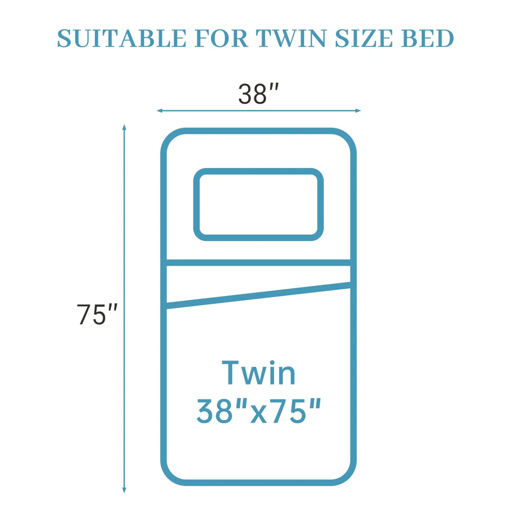 Cocosity Dual Layer 4 inch Full Size Memory Foam Mattress Topper, 2" Fluffy Pillow Top Mattress Topper & 2" Cooling Gel Memory Foam