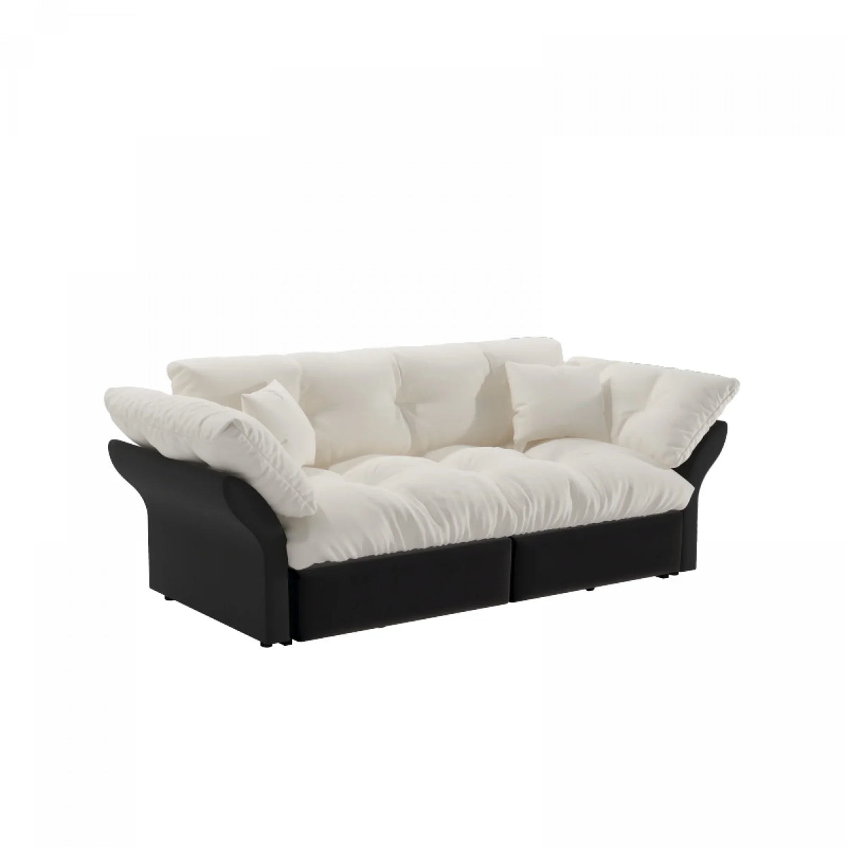 66" Queen Pull Out Sofa Bed, 3-in-1 Convertible Sleeper Sofa with Side Storage,Multi-Functional Velvet Loveseat Bed for Living Room,Bedroom