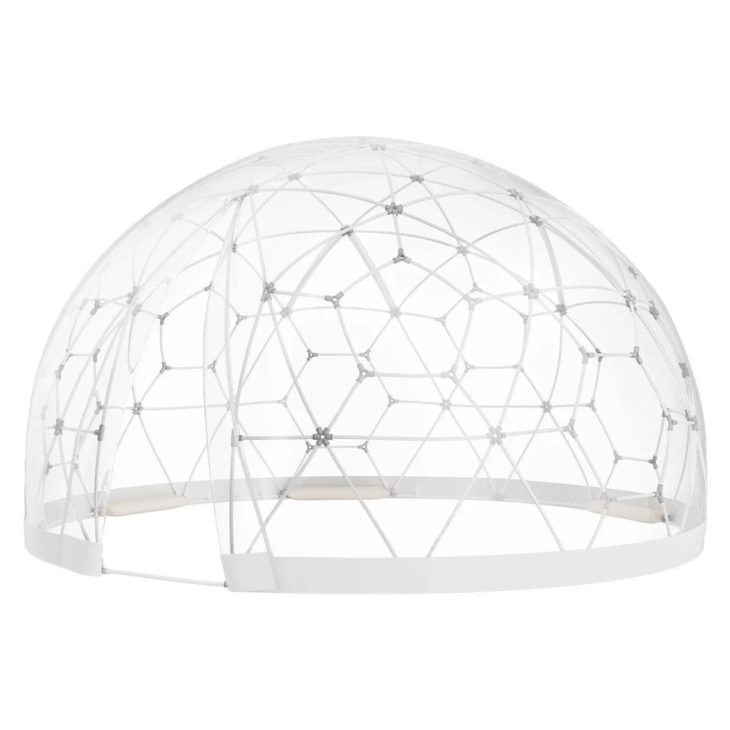 9.5FT Outdoor Bubble Tent �C Transparent Dome Camping Shelter with Zip Door & Windows �C Waterproof Pop-Up Tent for Stargazing, Backyard, Patio & Glamping �C Portable Instant Setup
