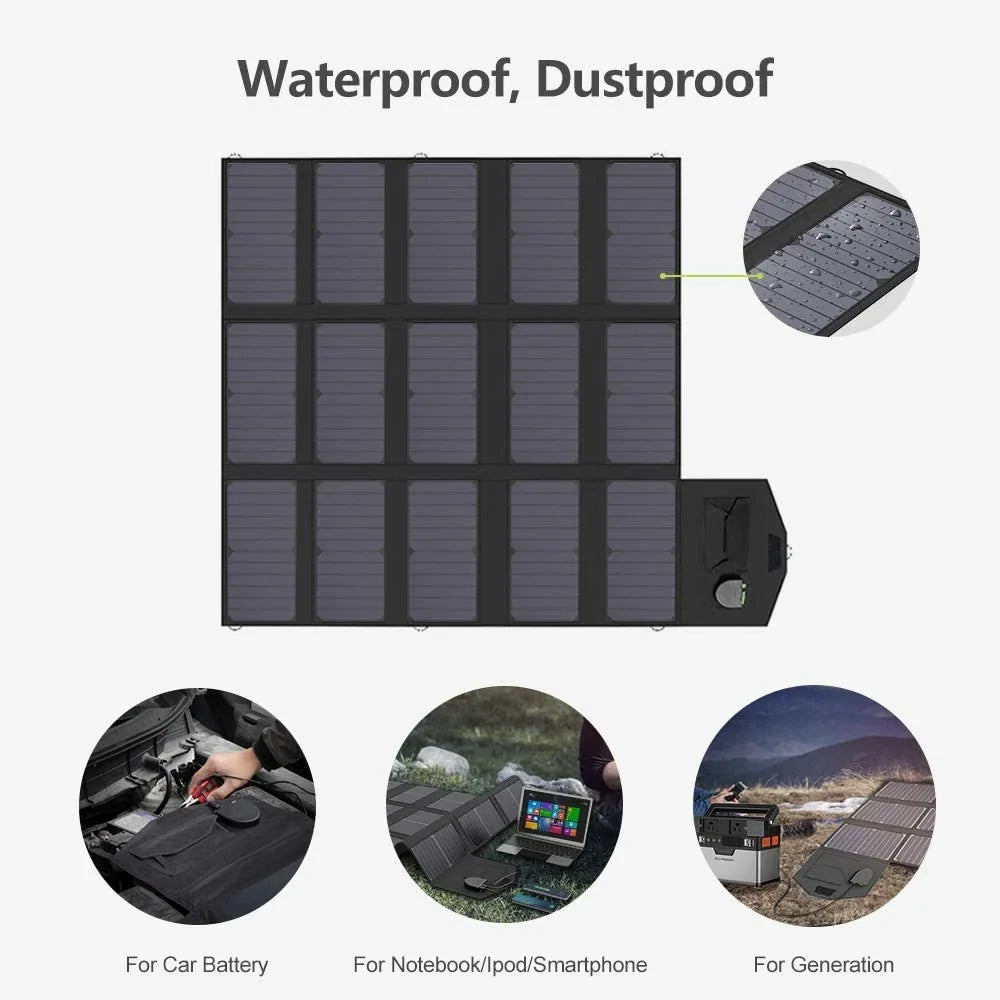 ALLPOWERS 200W Portable Power Station, 154Wh Solar Generator with AC Output, Wireless Charger Power Bank Backup Battery for Camping Emergency
