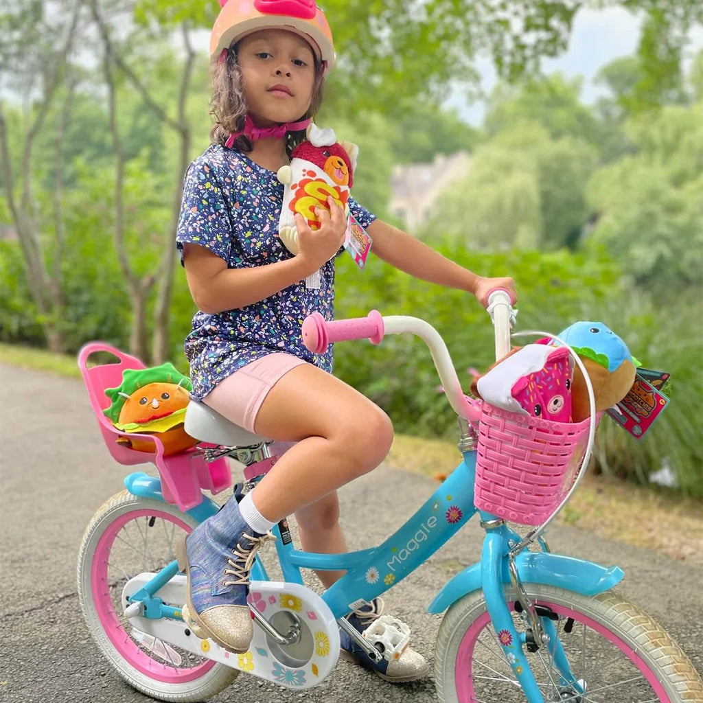 Glerc Maggie 12 inch Kids Girls Bike for Ages 2-4 Years Child, Peach
