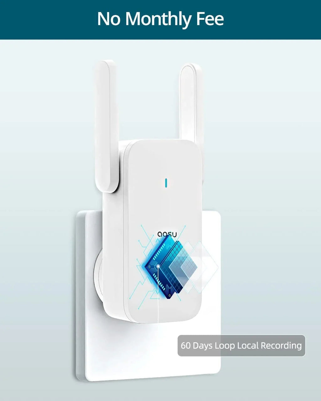 AOSU 2K Wireless Doorbell Camera with Chime, No Monthly Fee, 180-Day Battery Life, Wi-Fi Video Doorbell with PIR Motion Detection, IR Night Vision, 2-Way Audio, Work with Alexa & Google Assistant