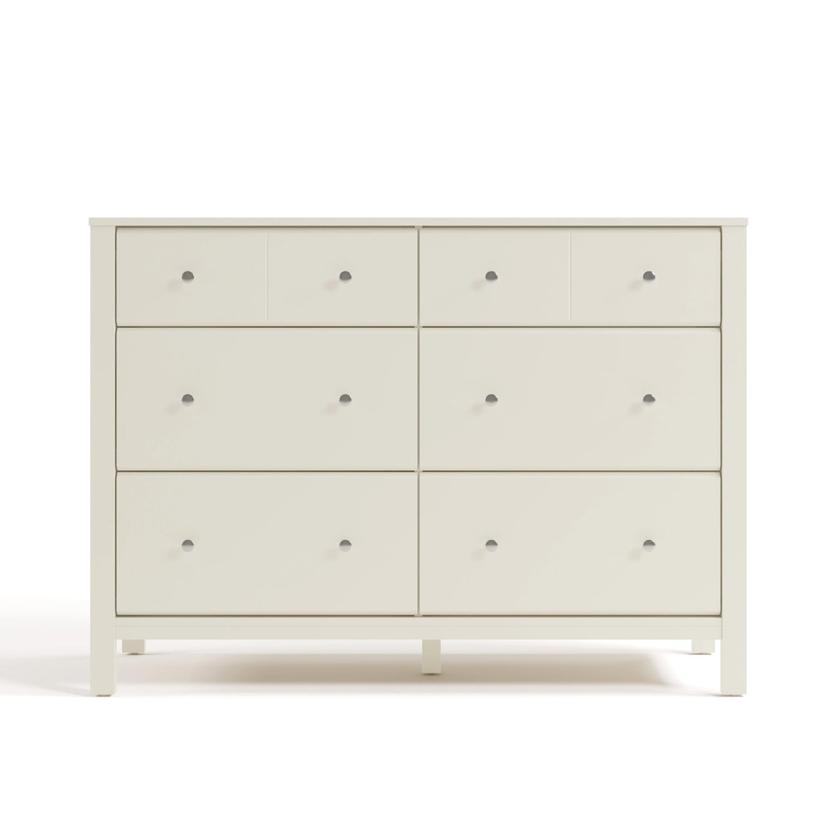 Storkcraft Horizon 6 Drawer Nursery Double Dresser, Driftwood