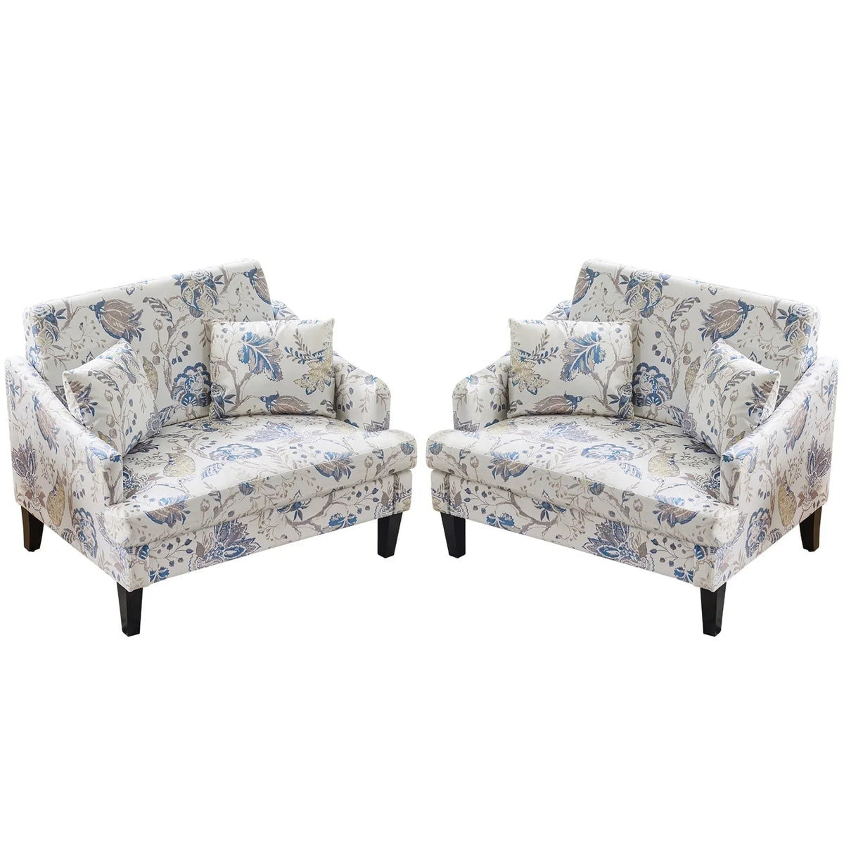 Bezseller Oversized Accent Chair with High Back, Armchair for Living Room or Bedroom, Beige