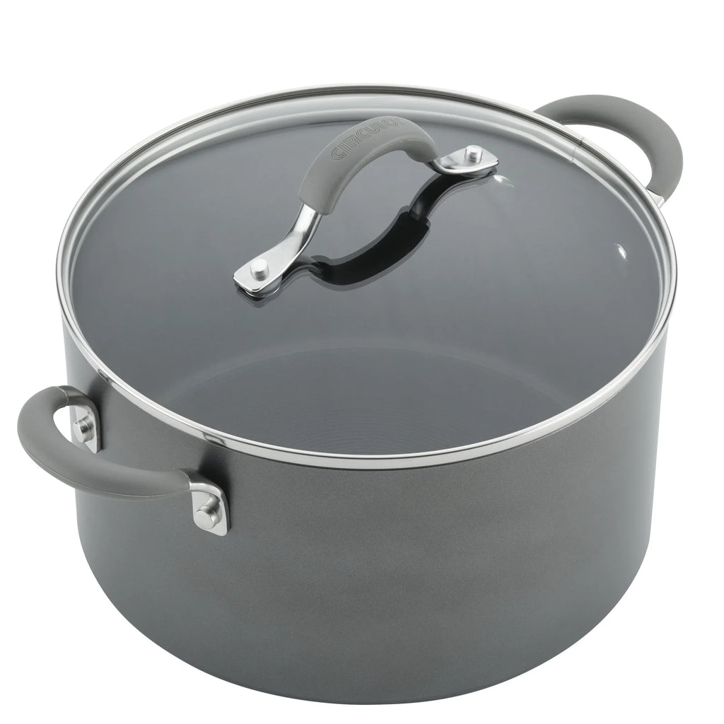 Circulon Elementum Hard-Anodized Nonstick Cookware Set, 10-Piece, Gray