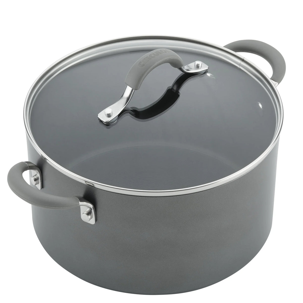 Circulon Elementum Hard-Anodized Nonstick Cookware Set, 10-Piece, Gray