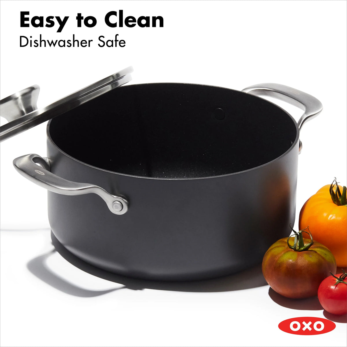 OXO Professional Hard Anodized Nonstick, 10 Piece Cookware Set, Induction, Black
