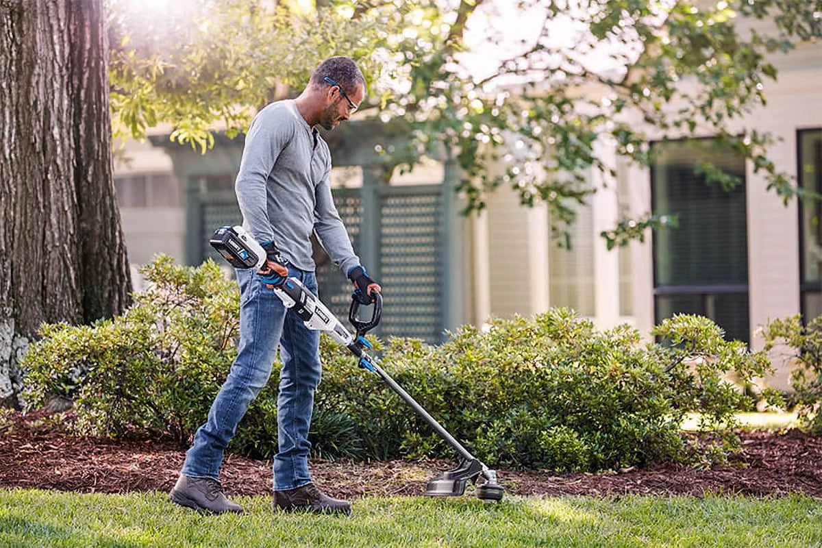 HART 40-Volt Cordless Attachment Capable 15-inch String Trimmer Kit, (1) 4.0Ah Lithium-Ion Battery
