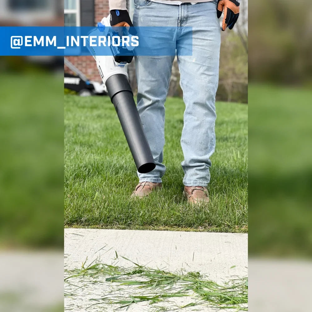 HART 40V 120 MPH at 450 CFM Cordless Axial Leaf Blower Kit, (1) 4.0Ah Lithium-Ion Battery
