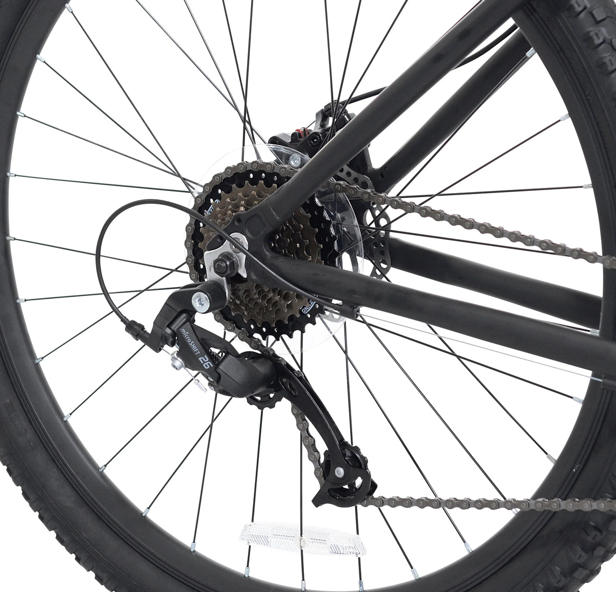 Ozark Trail 27.5" Vibe Mountain Bicycle, Small Frame, Fits Riders 5'0" - 5'6", Black, Adult, Unisex
