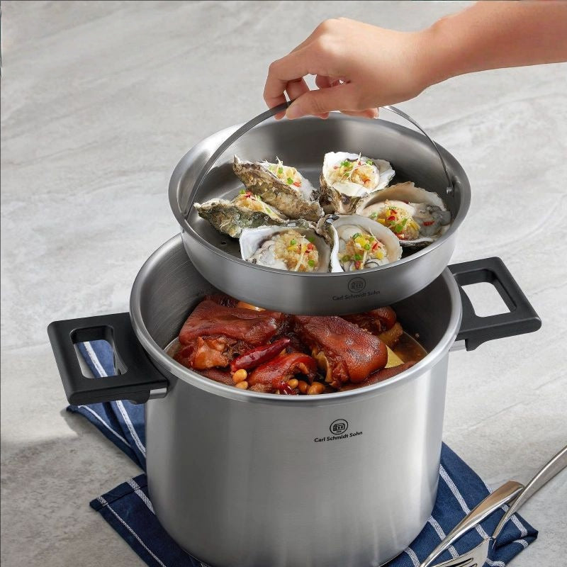 1.85 Gallon Pressure Cooker, Knob Control, 304 Stainless Steel
