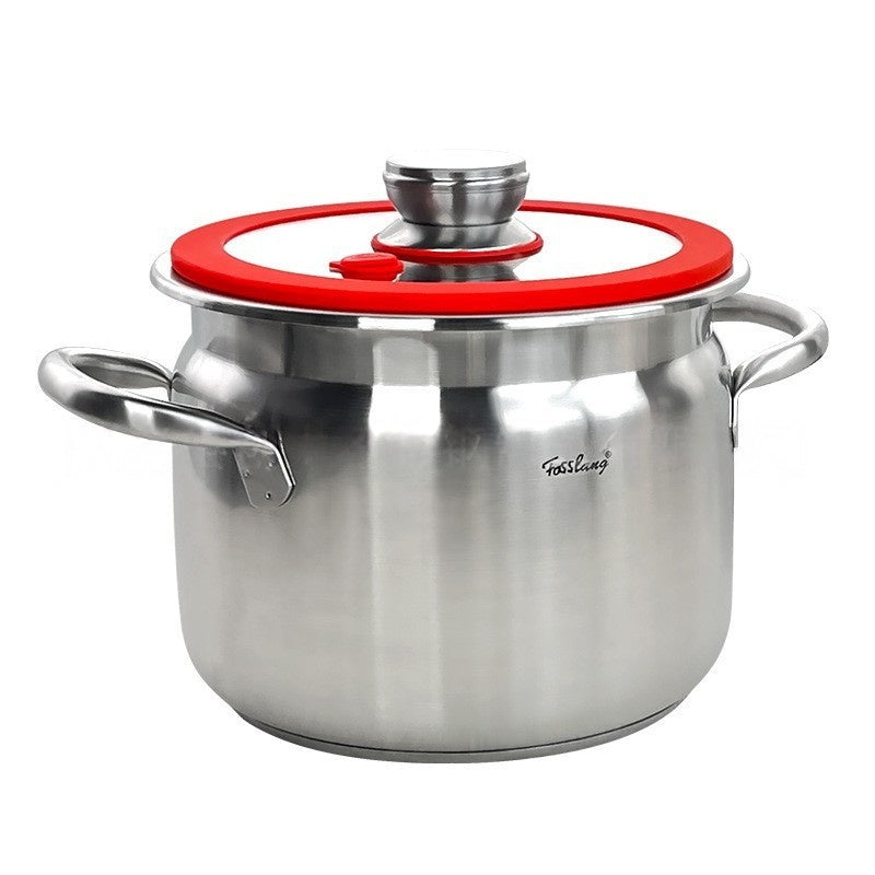 Stainless Steel Pressure Stew Pot, Large Capacity