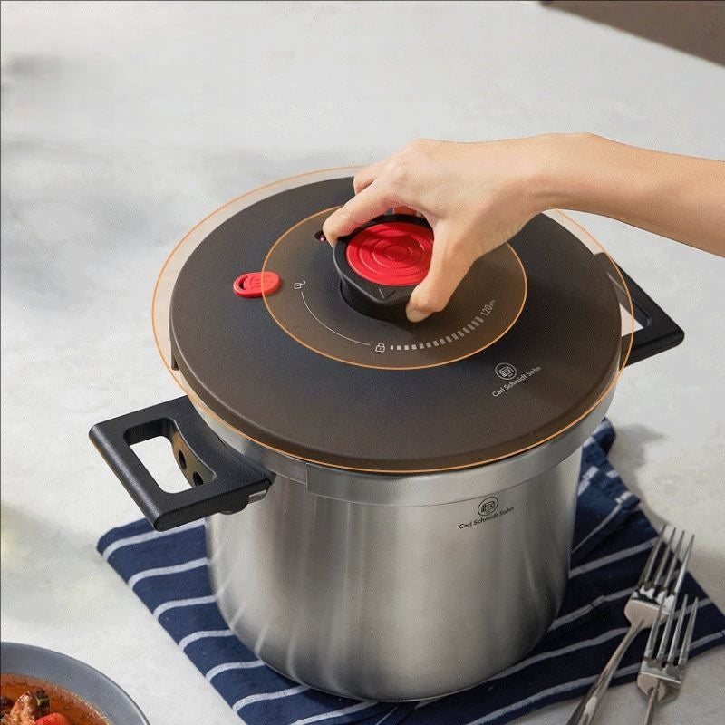 1.85 Gallon Pressure Cooker, Knob Control, 304 Stainless Steel
