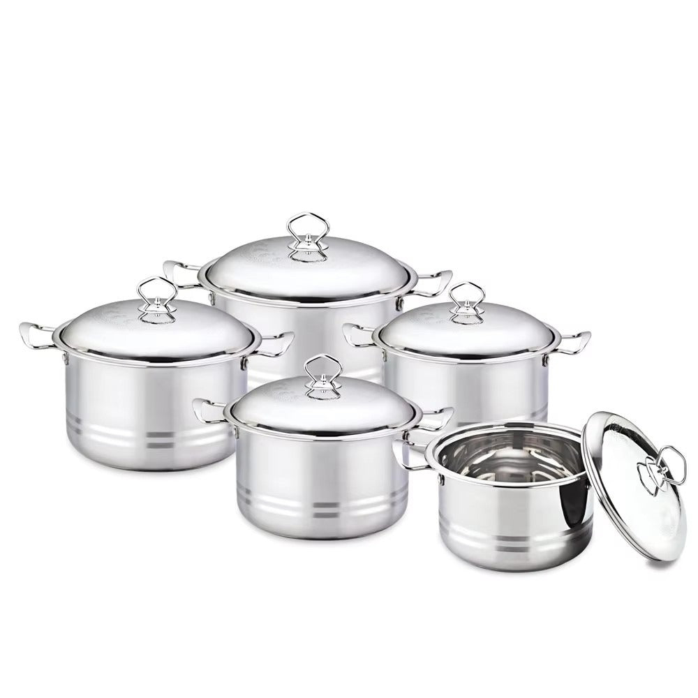 5-Piece Stainless Steel  Set