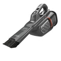 BLACK+DECKER 16V MAX dustbuster AdvancedClean+ Cordless Hand Vacuum, for Car & Home Use, with Long Crevice Tool and XL Dustbin, HHVK415B01, Grey