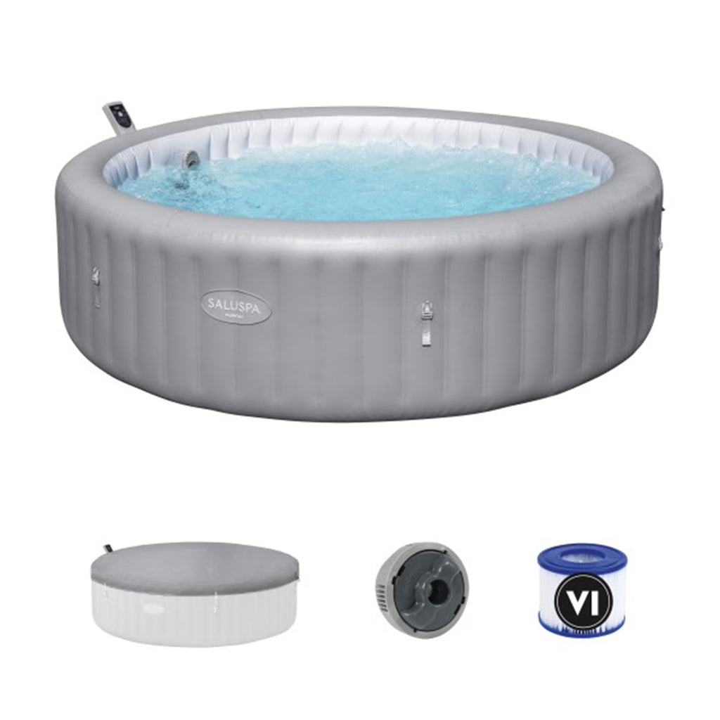Bestway SaluSpa Hawaii Smart AirJet Inflatable Hot Tub w/ EnergySense Cover