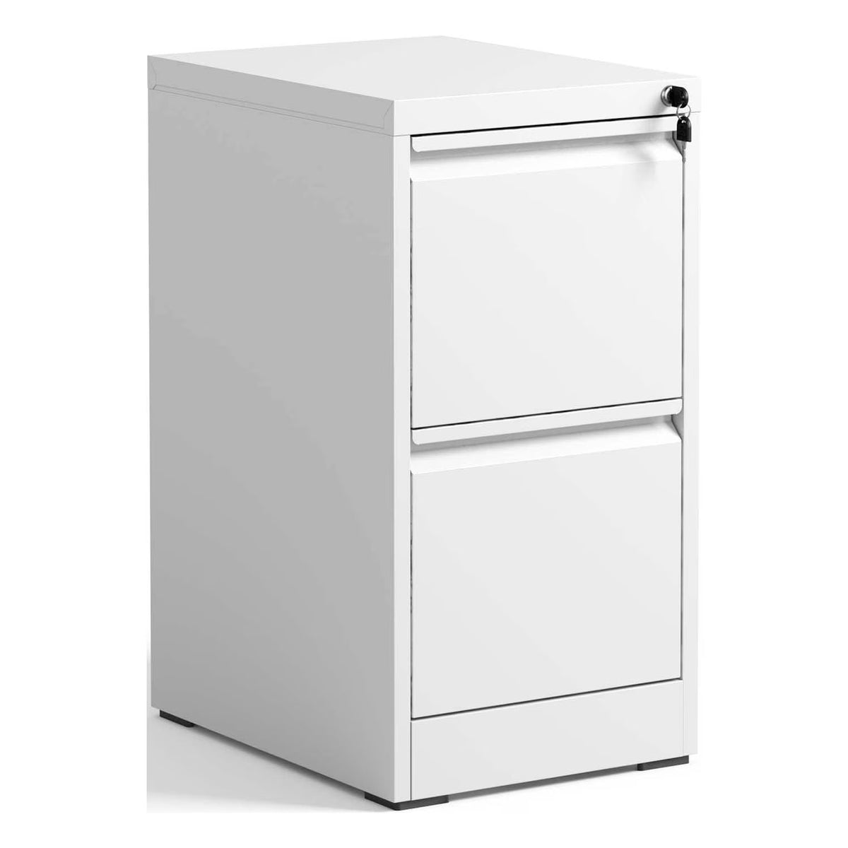 Daatumm 2-Drawer Vertical File Cabinet with Lock, Steel Metal Office & Home Storage for A4/Letter/Legal Size Documents