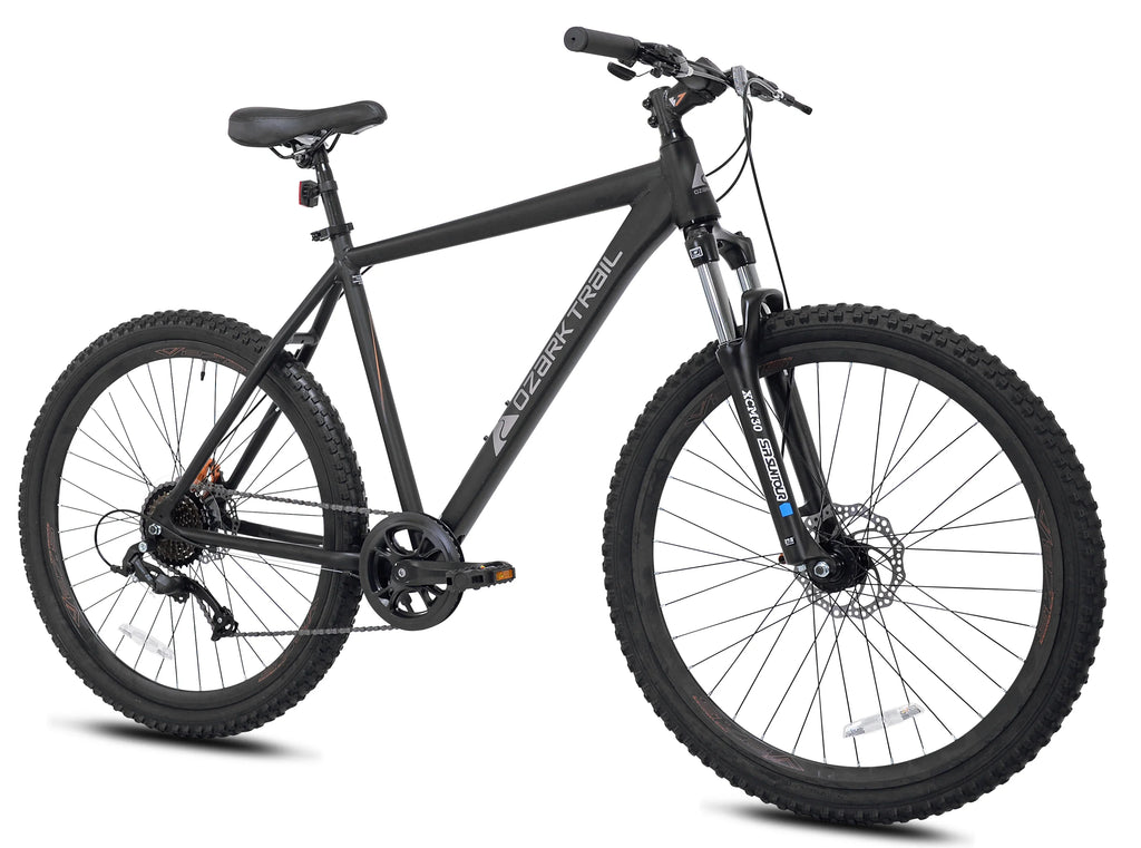 Ozark Trail 27.5" Vibe Mountain Bicycle, Small Frame, Fits Riders 5'0" - 5'6", Black, Adult, Unisex