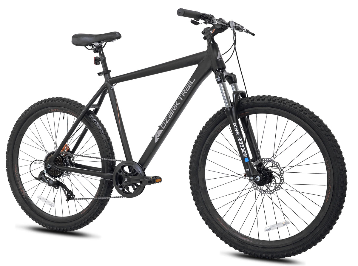 Ozark Trail 27.5" Vibe Mountain Bicycle, Small Frame, Fits Riders 5'0" - 5'6", Black, Adult, Unisex