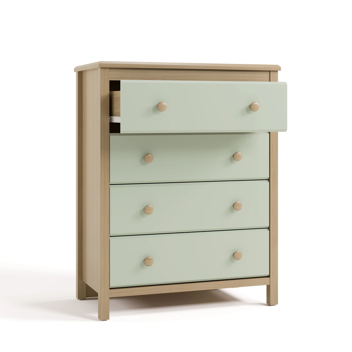 Storkcraft Alpine 4 Drawer Nursery Dresser, White