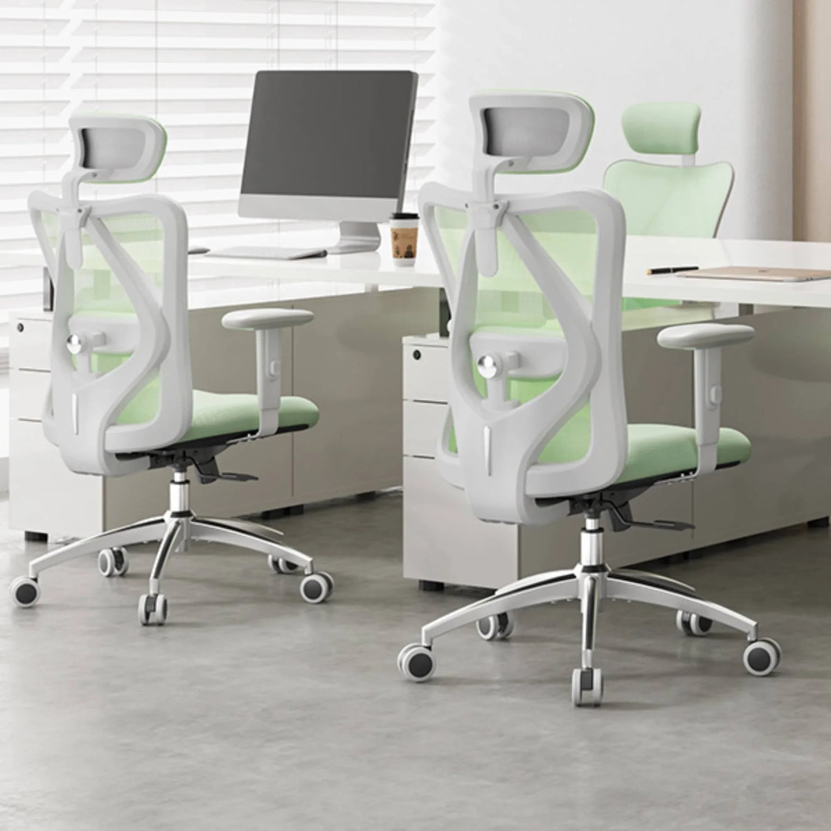 SIHOO M18 Mesh Ergonomic Office Chair with Adjustable Lumbar Support, High Back, Black