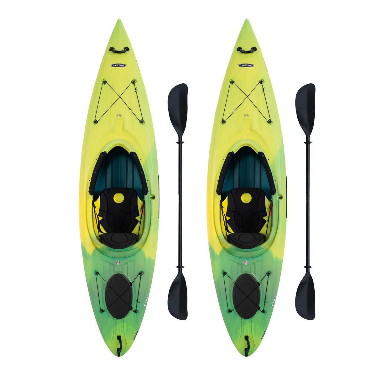 Lifetime Tide 123 inch Sit-Inside Kayak, Lemongrass Fusion (90848)