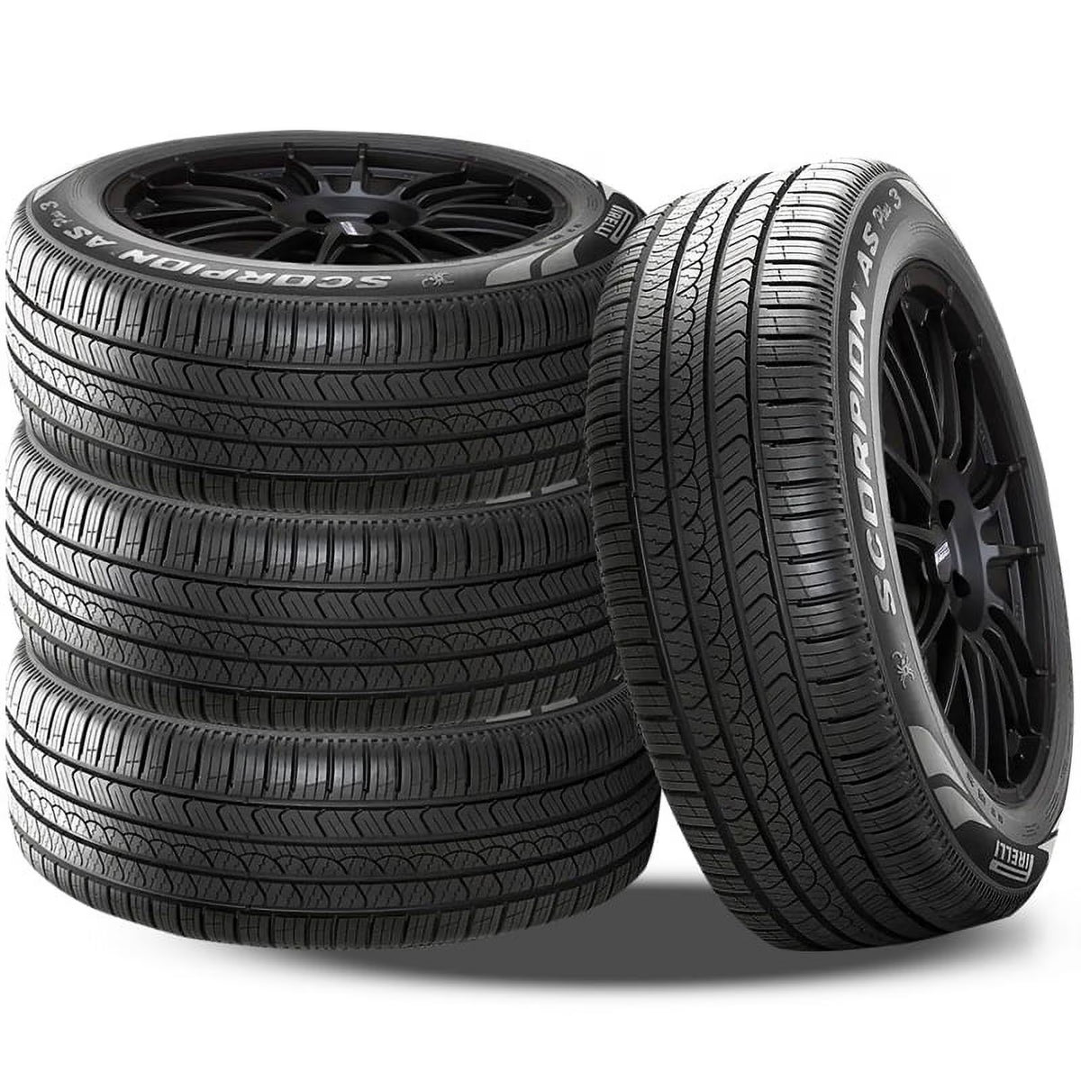 4 Pirelli Scorpion All Season Plus 3 225/55R19 99V [800AA UTQG 70K Mi Warranty] P3918900 / 225/55/19 / 2255519