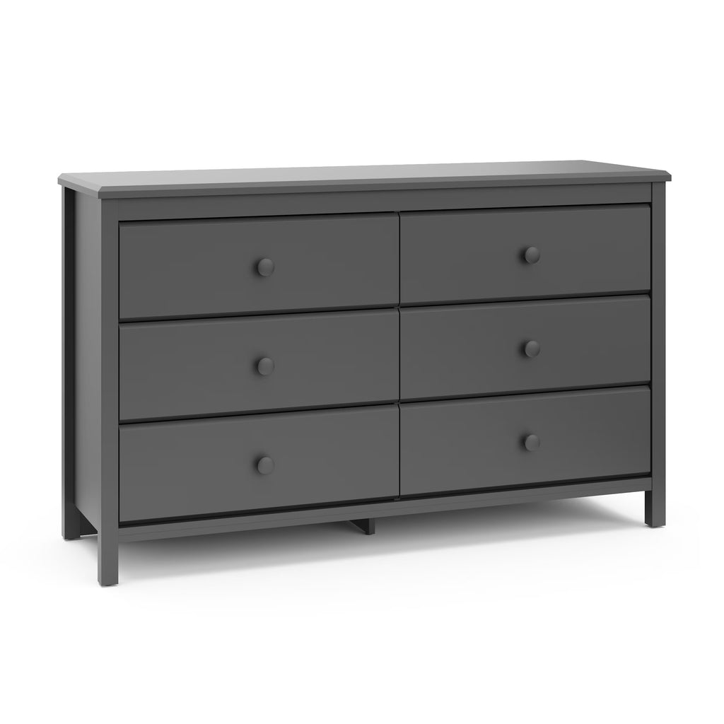Storkcraft Alpine 6 Drawer Nursery Double Dresser, Olive