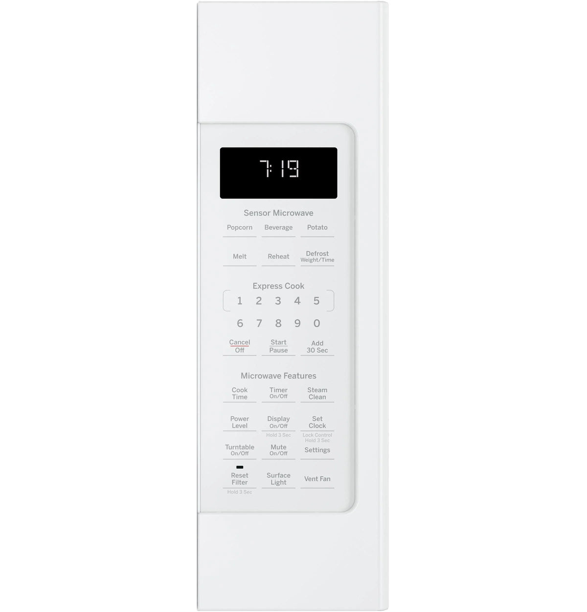 GE APPLIANCES JVM7195DKWW over the range microwave
