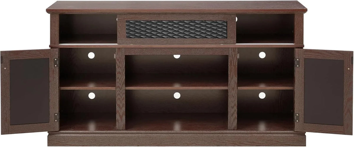 70 Inch TV Stand for TVs up to 80 Inch, Entertainment Center with Storage for Living Room, TV Console for Bedroom, Media Console for 40/50/55/60/65/70/75/80 Inch TV, White