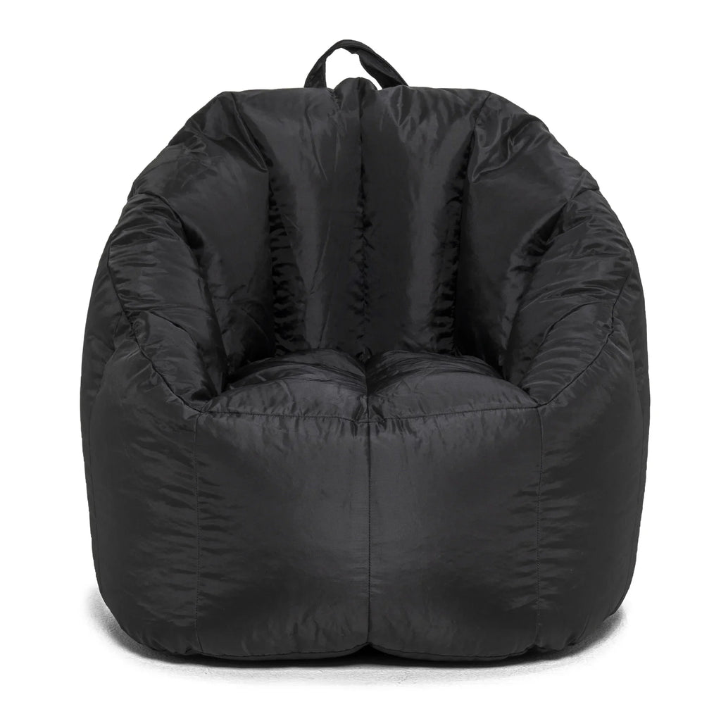 (2 pack) Big Joe Joey Bean Bag Chair, Smartmax, Kids/Teens, 2.5ft, Black
