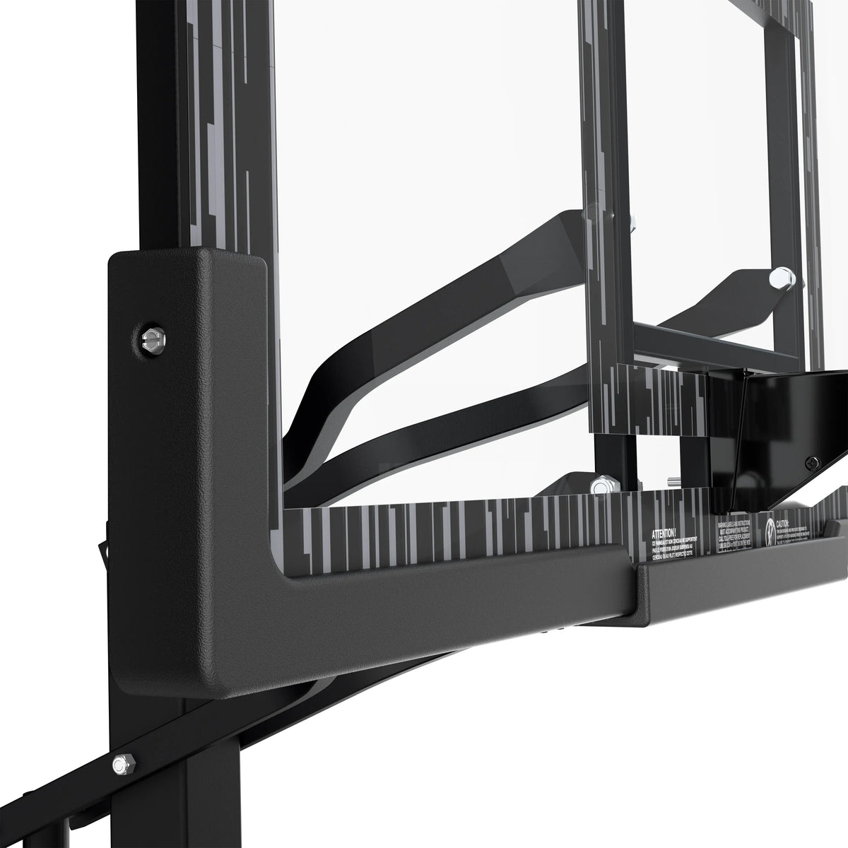 Spalding 60-Inch Portable Basketball Hoop with Acrylic Backboard, Screw Jack Lift & Arena Slam Rim-Outdoor Play