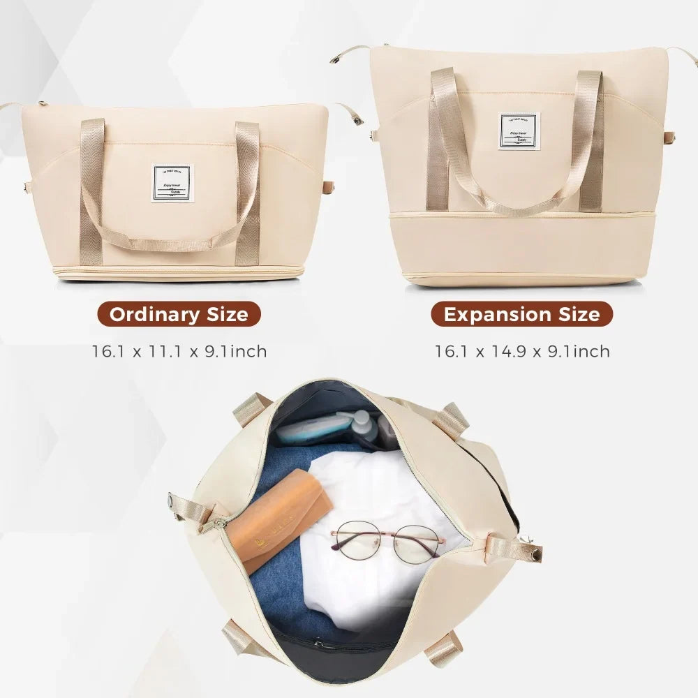 Luggage Sets 4 Piece, ABS Durable Suitcase with Travel Bag, Carry On Luggage Suitcase Set with 360" Spinner Wheels