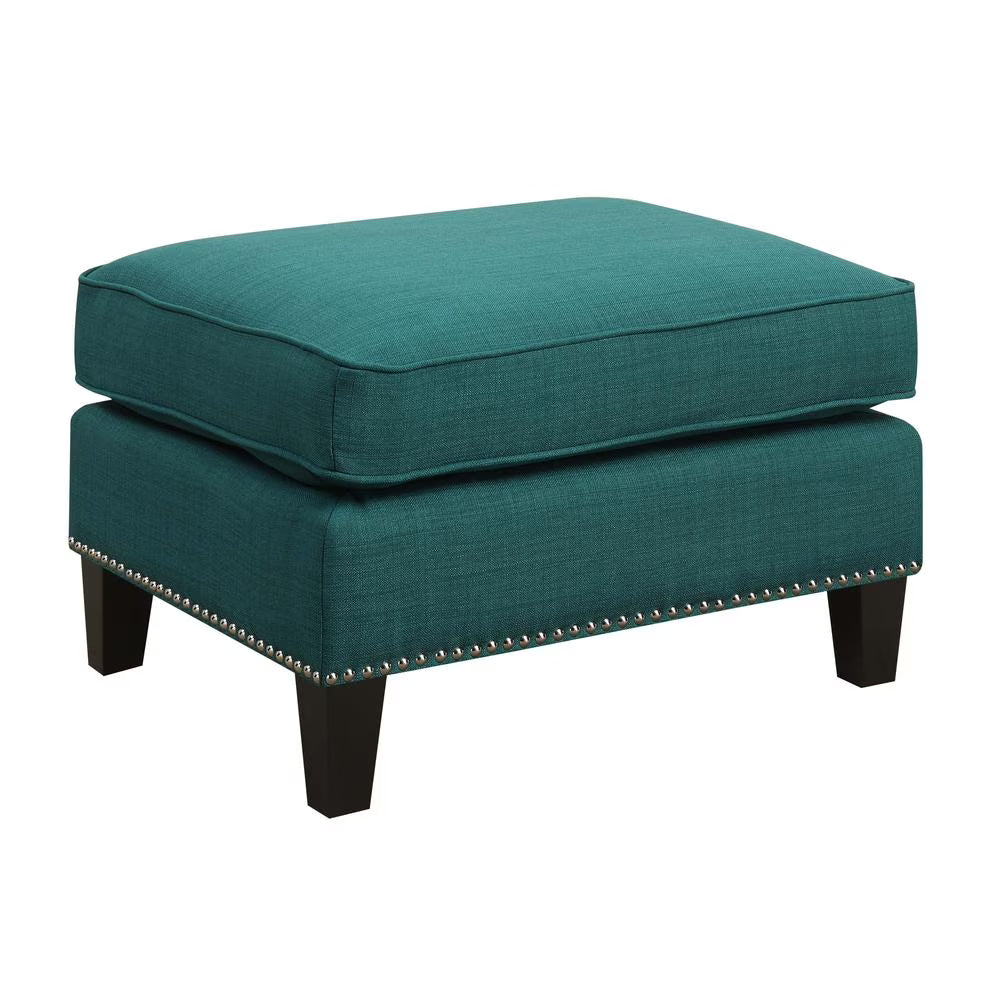 Picket House Emery Ottoman Heirloom Charcoal