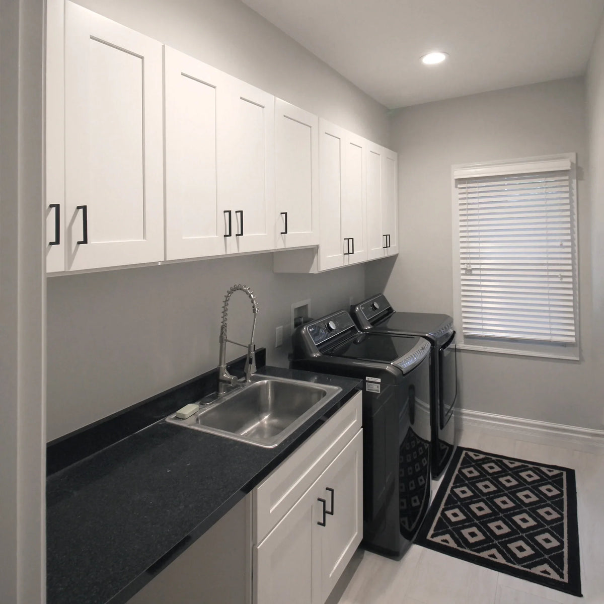 Design House Brookings Solid Wood Ready to Assemble 15"W x 24"H x 12"D Tall Shaker Wall Kitchen Cabinet, White
