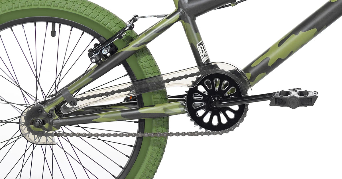 20" Kent Incognito BMX Kids Bicycle, Child Ages 7-13 Years, Green Camouflage
