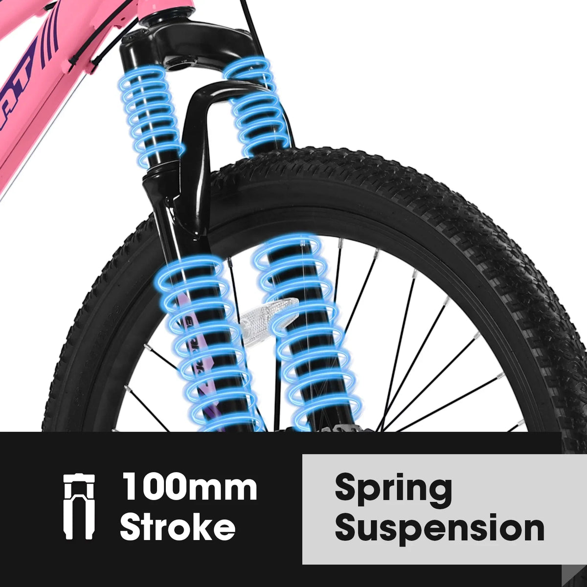 Ecarpat 26 Inch Mountain Bike Adults Womens Mountain Bicycles with Dual Disc Brakes Shimano 21-Speed Full Suspension MTB Bicycles for Outdoor Commuting Exercise, Multi Colors