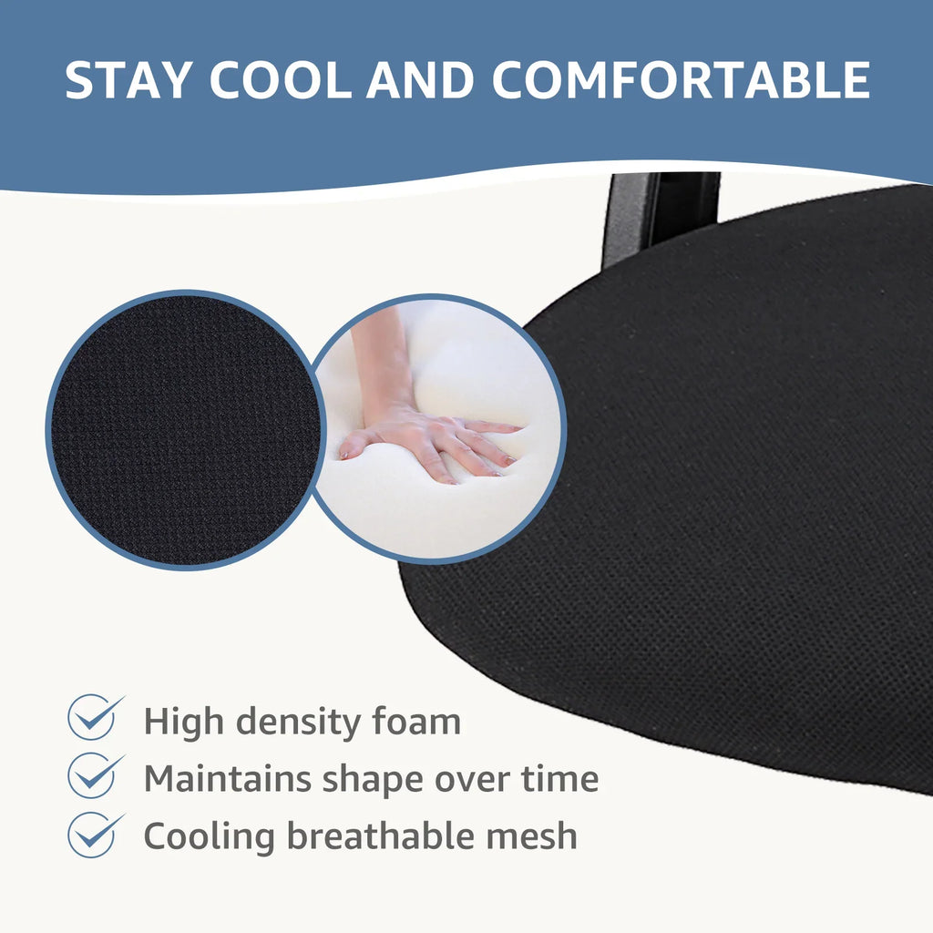 Dovelina Ergonomic Office Chair with Headrest, Adjustable Task Chair with Flip-Up Armrests