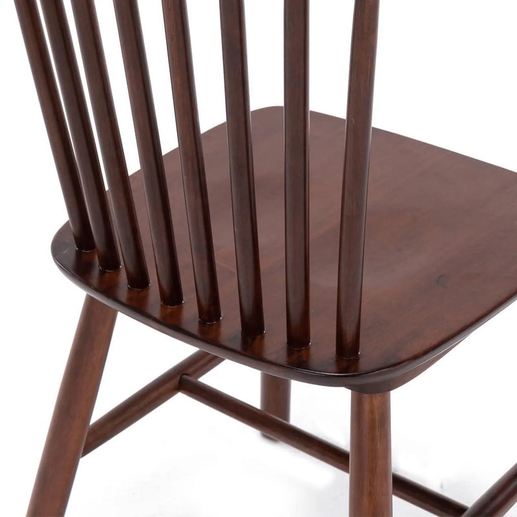 Dycanpo Dining Chairs Set of 4, Black Kitchen/Dining Room Wooden Chairs with Mid Century Modern,18''