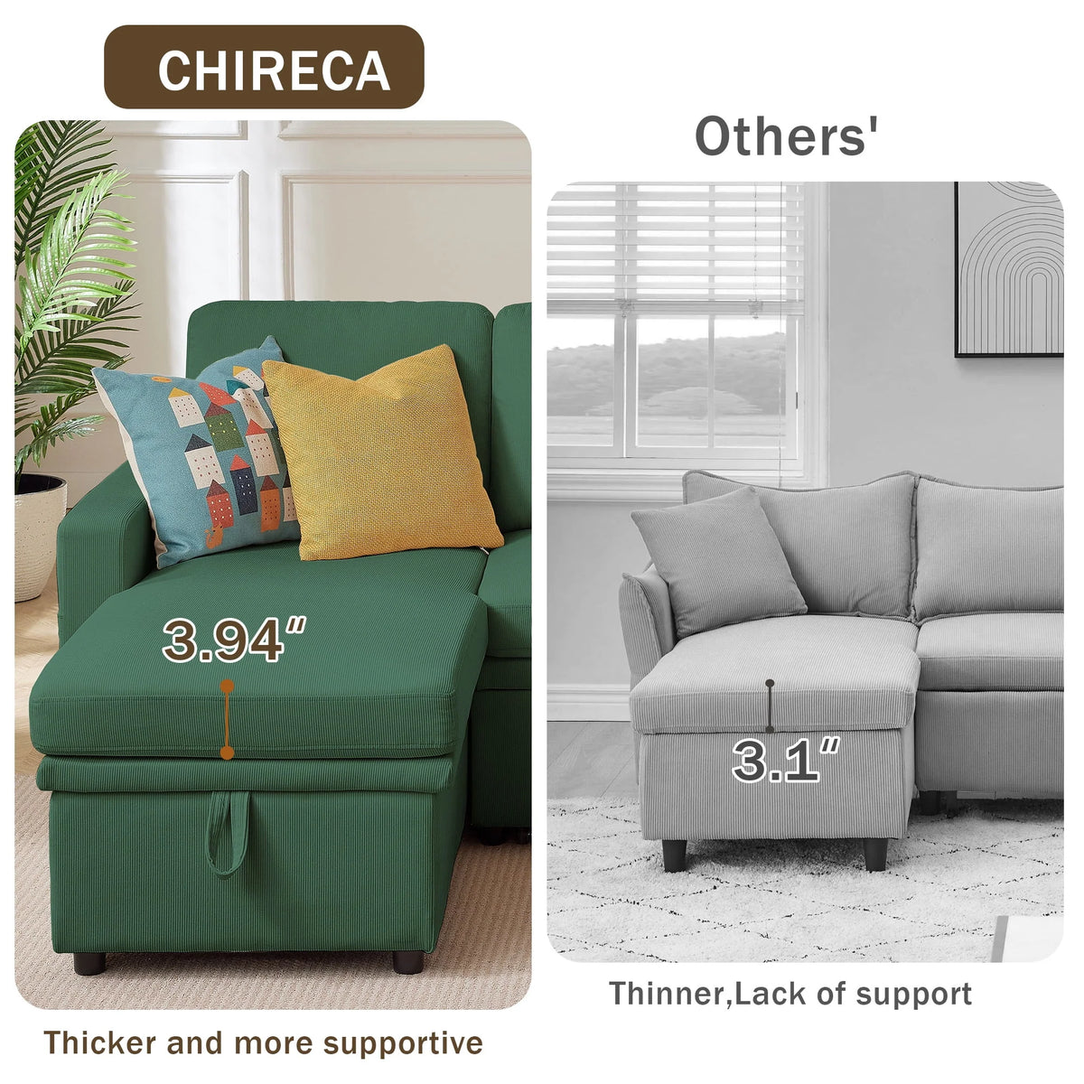 Pingliang Home Pull Out Sleeper Sofa Bed Sectional Sofa with Storage Chaise,L Shaped Sectionals Couches with Side Pockets,Modern Linen Reversible Sofa Couch for Living Room Apartment Office Studio