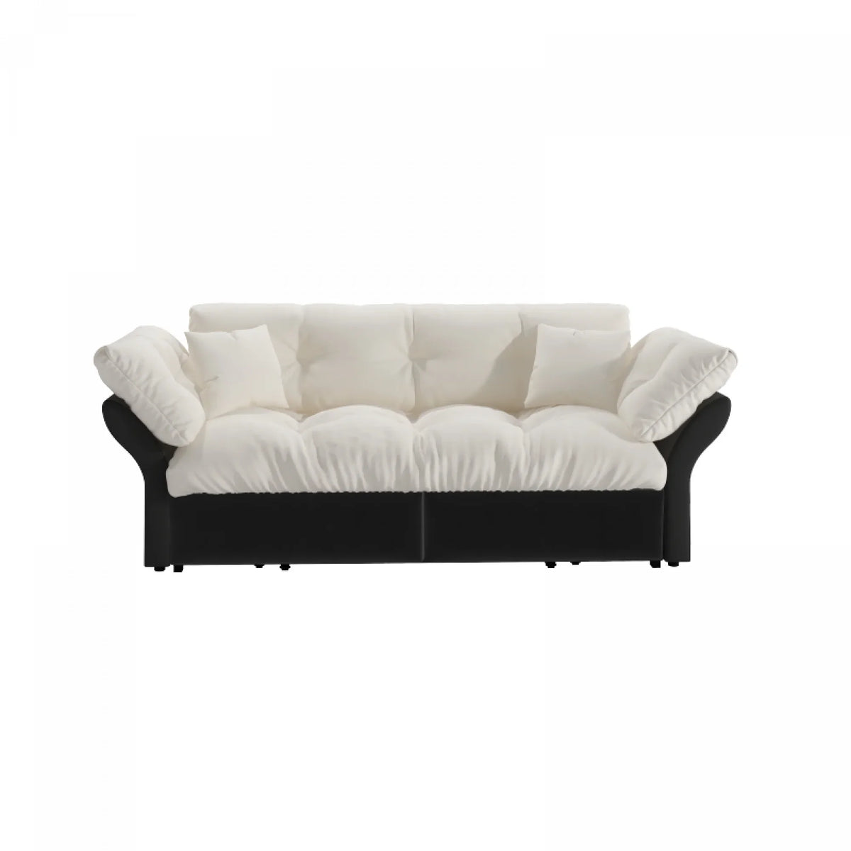 66" Queen Pull Out Sofa Bed, 3-in-1 Convertible Sleeper Sofa with Side Storage,Multi-Functional Velvet Loveseat Bed for Living Room,Bedroom