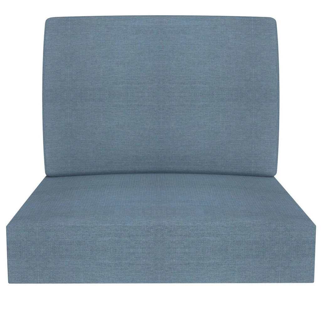 Covers&All Outdoor Sunbrella Deep Seat Cushion Set, Water, UV & Fade Resistant Patio Chair Cushions, High-Density 5" Thick Seat & Back Cushions for Outdoor Furniture