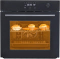 24 Inch Electric Single Wall Oven, 2.5 Cu.ft Built-in Convection System with 8 Cooking Functions in Stainless Steel, Touch Control