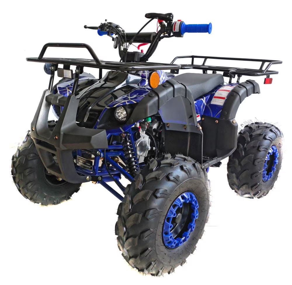 Supermach 125cc Gas ATV with Automatic Transmission and Reverse LED Headlights