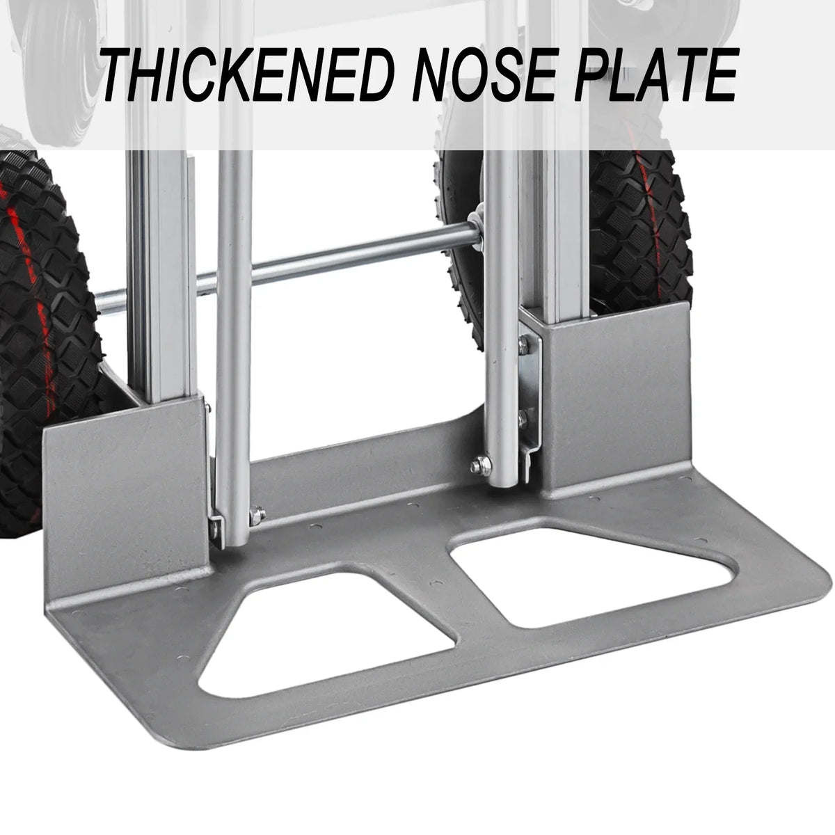 SHZOND 3 in 1 Convertible Hand Truck 1000 LBS Weight Capacity Heavy Duty Hand Truck Durable Aluminum and Steel Construction 4 Wheels Hand Truck Dolly