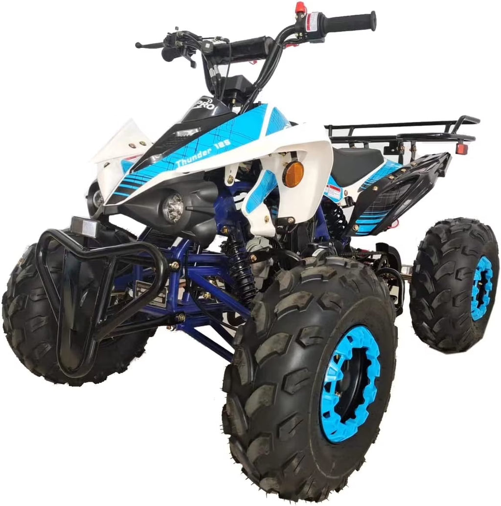 X-Pro Brand 125cc ATV with Automatic LED Headlights
