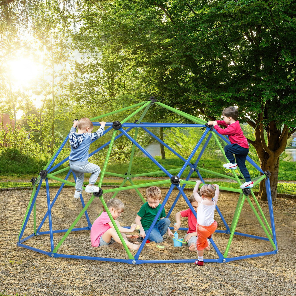 WOSTOO 10FT Climbing Dome,Kids Dome Climber Jungle Gym Outdoor Toddler Play Set for Kids 3-10 Year Outdoor Play, Supports up to 880lbs