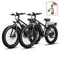 SUNTIBYE EB26 26" Fat Tire E Bike for Adults Set of 2, 1500W Electric Mountain Bikes, 28MPH Off-road Ebike, 48V 15Ah UL2849, Black