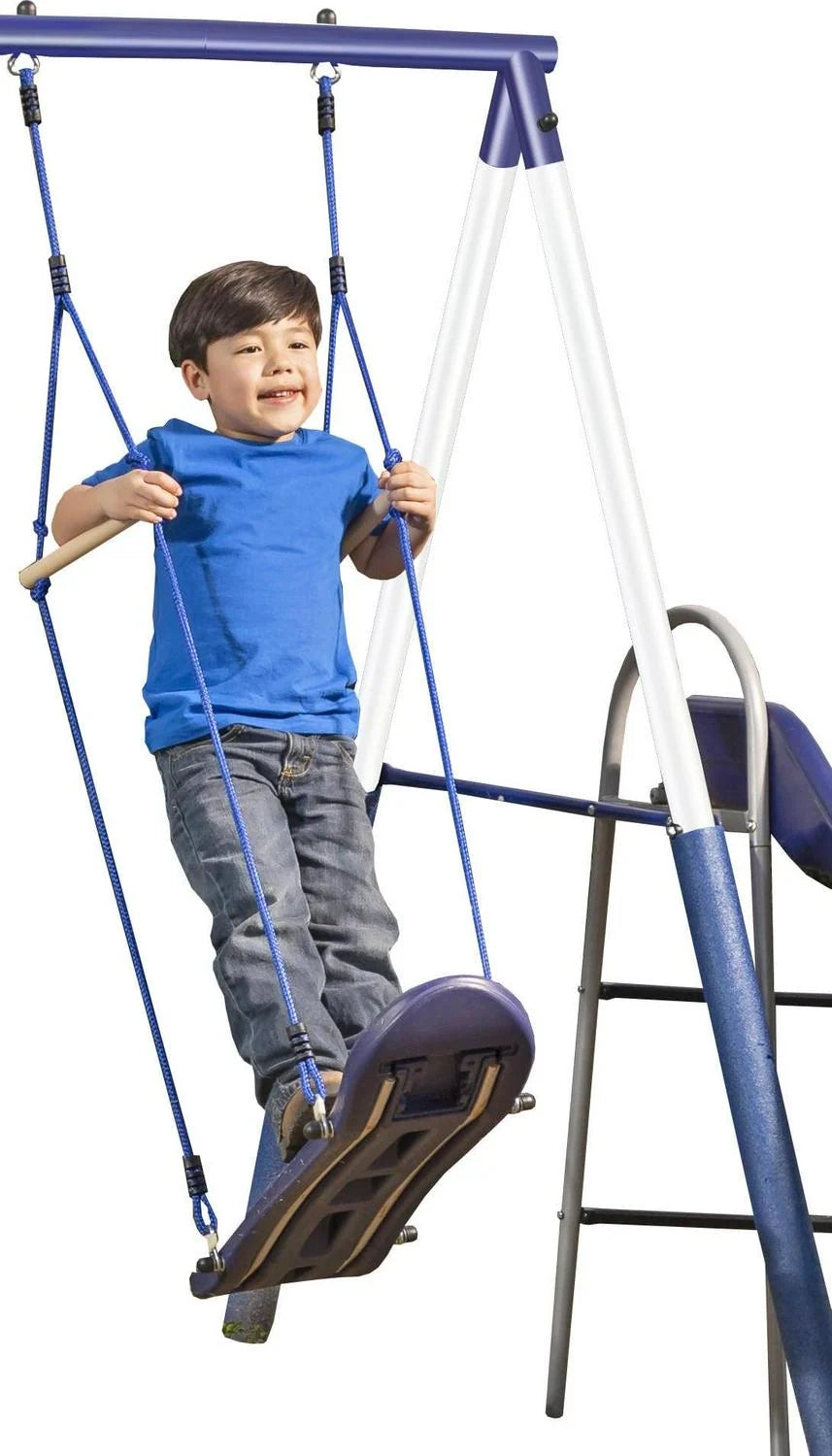 XDP Recreation Surf N Swing Set with Wave Slide. Super Disc Swing. Swing Seat. Stand R Swing. & Surf N Board Swing