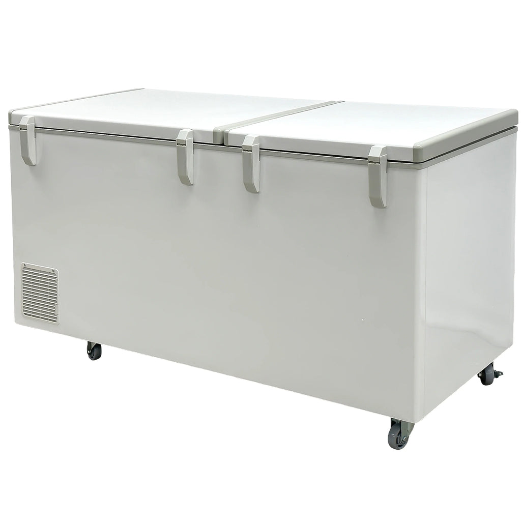 72 in. Commercial Chest Freezer 18 Cu.Ft. Deep Freezer with Top Open Door White